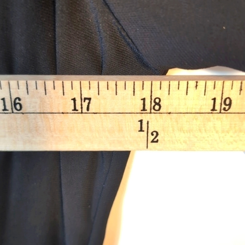 NWT Dress Barn Black Sheath Dress Size Large | Cocktail Work Basic - Picture 13 of 13